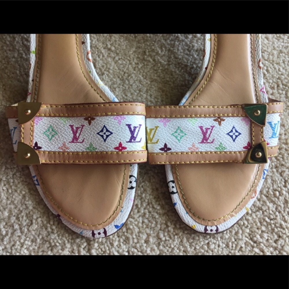 Louis Vuitton Murakami multicolore sandals